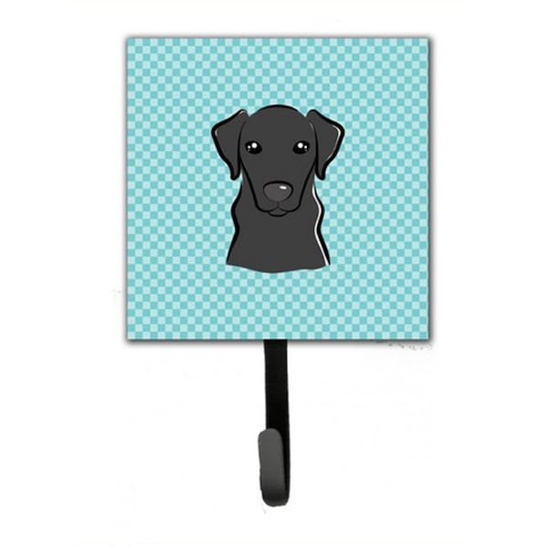 Jensendistributionservices Checkerboard Blue Black Labrador Leash & Key Holder MI1725057 - main